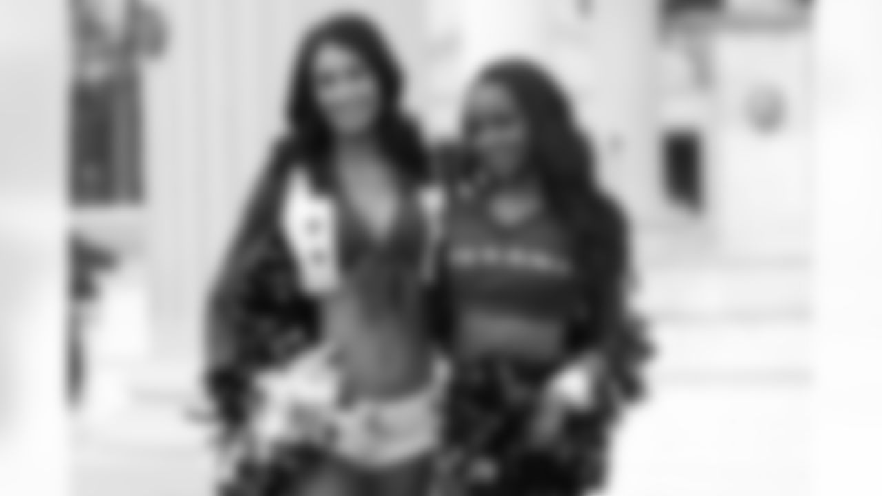The Dallas Cowboys and Houston Texans 2023 Pro Bowl Cheerleaders are seen during a photoshoot on Wednesday, Feb. 1, 2023 in Las Vegas, Nevada. (Perry Knotts/NFL)