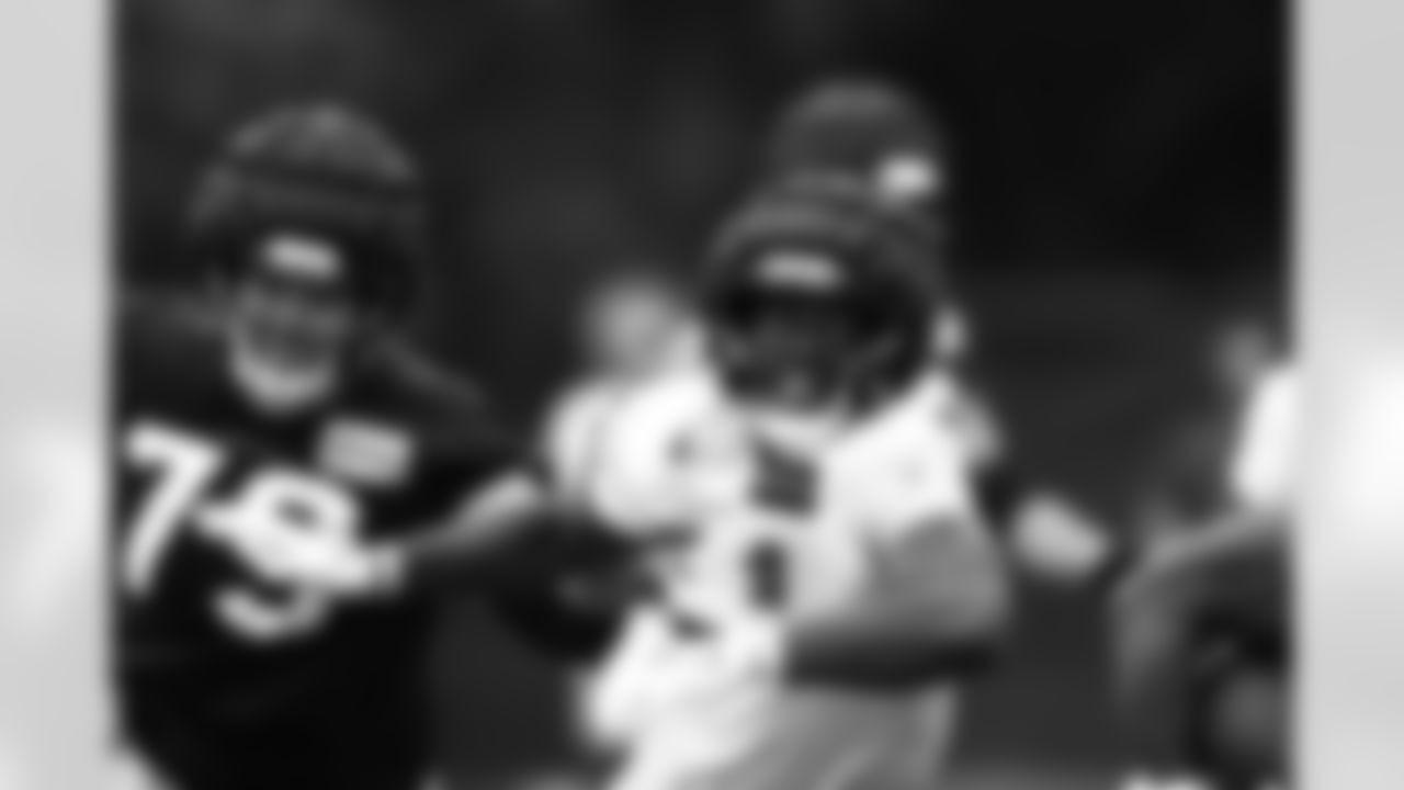 An October 4, 2023 image from the regular season practice at NRG Stadium in Houston, TX.