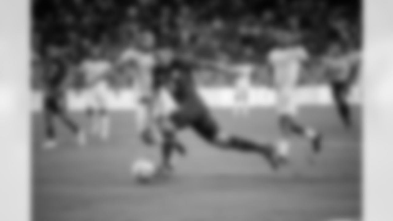 A June 25, 2023 image from the Gold Cup Soccer match featuring Mexico vs. Honduras at NRG Stadium in Houston, TX.