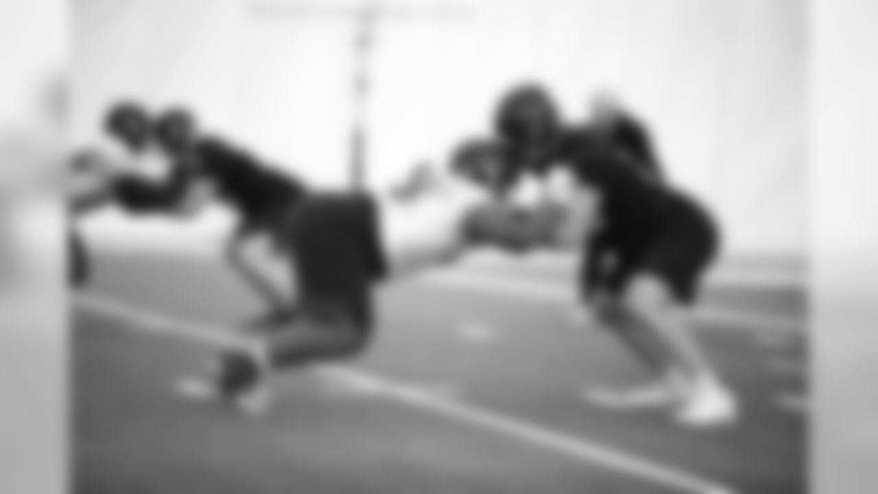 An image from the May 10, 2019 Rookie Mini Camp offseason practice.