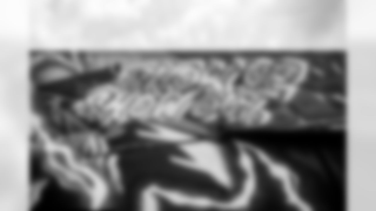 A September 02, 2022 image from the Liberty White H-Town T-shirt Photoshoot at the Texans Mural in Houston, TX.