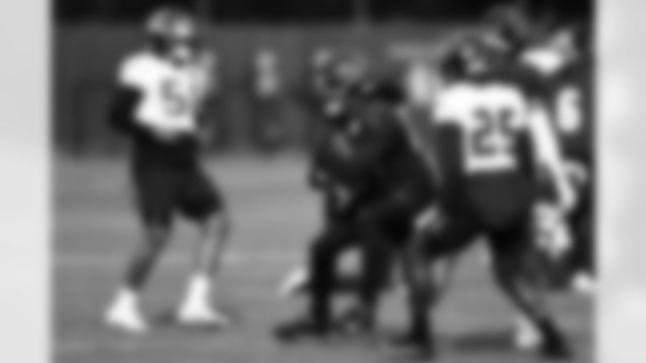 A Dec 14, 2022 image from the regular season practice at NRG Stadium in Houston, TX.
