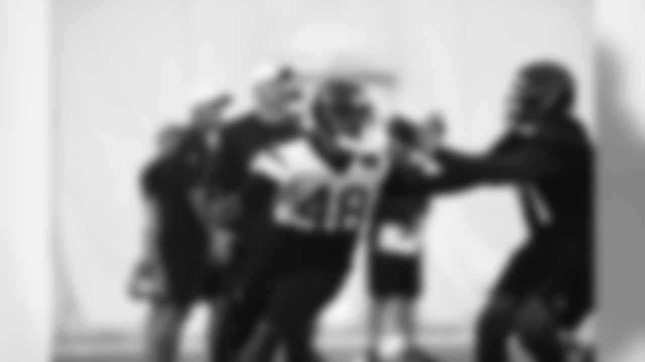 An image from the May 10, 2019 Rookie Mini Camp offseason practice.