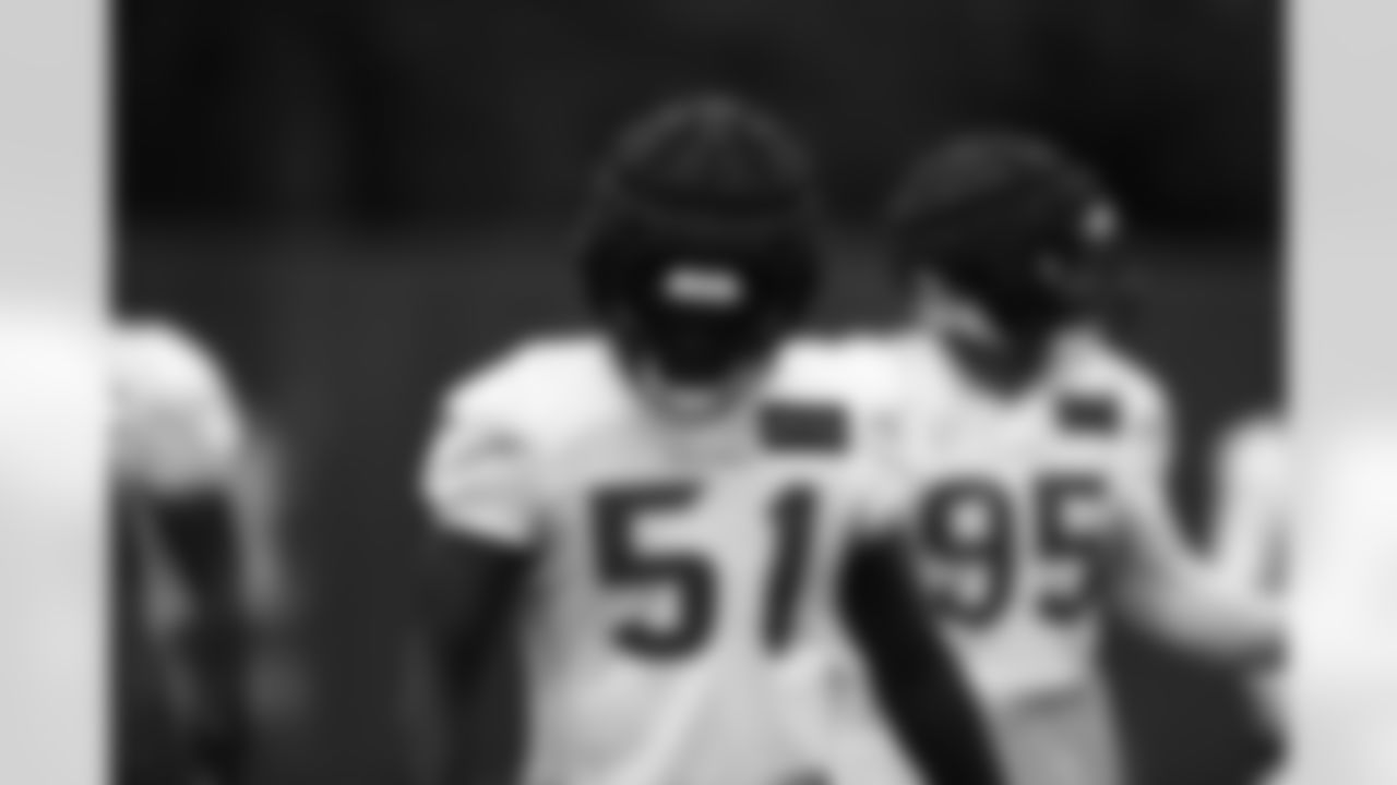 An October 4, 2023 image from the regular season practice at NRG Stadium in Houston, TX.
