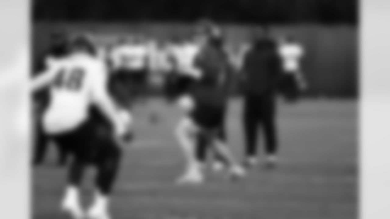 A Dec 14, 2022 image from the regular season practice at NRG Stadium in Houston, TX.