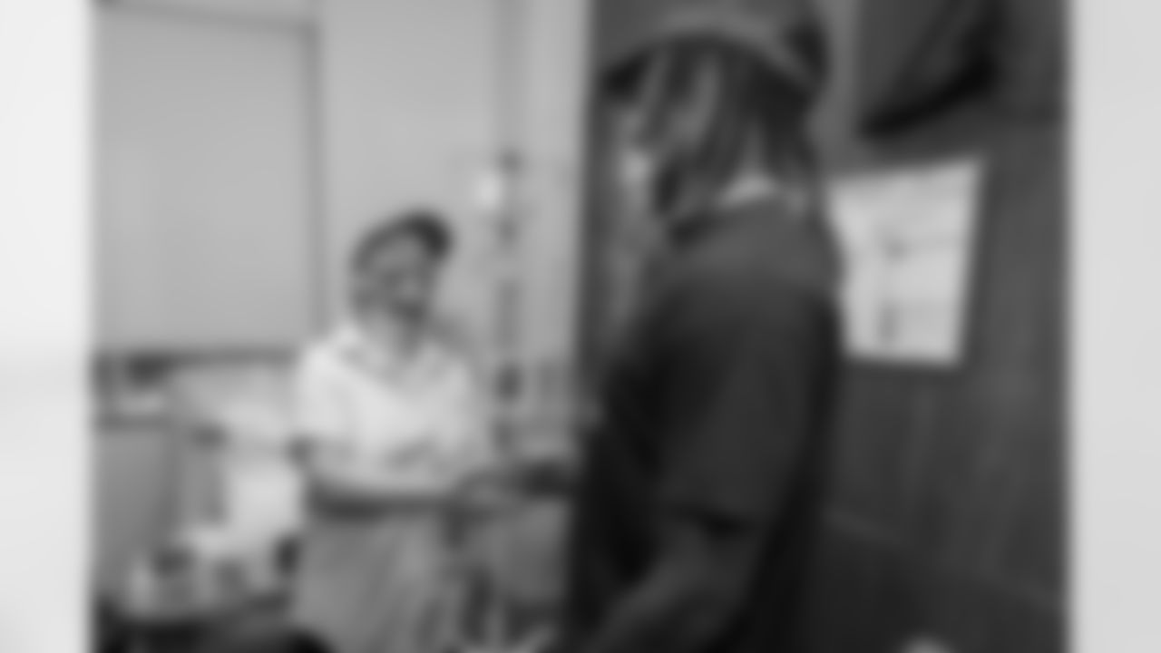 A Sept 26, 2022 image from the Texans Care Community Development Event at Houston Methodist Cancer Center in Houston, TX.