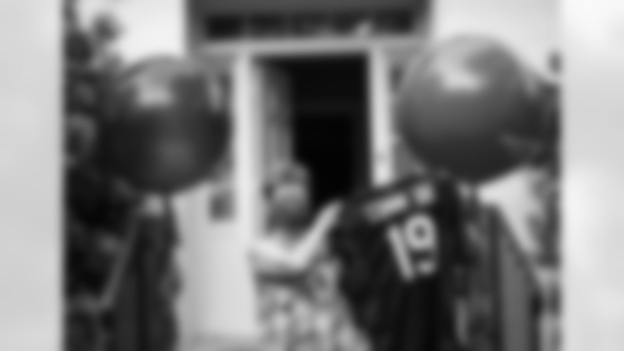 An image from the July 22, 2020 CD Community Quarterback surprise at Annette Tarver's home in Houston,TX.