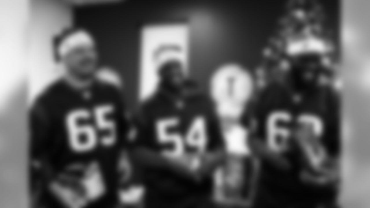 An image from the Dec. 10, 2019 Houston Texans Teen Club holiday party.