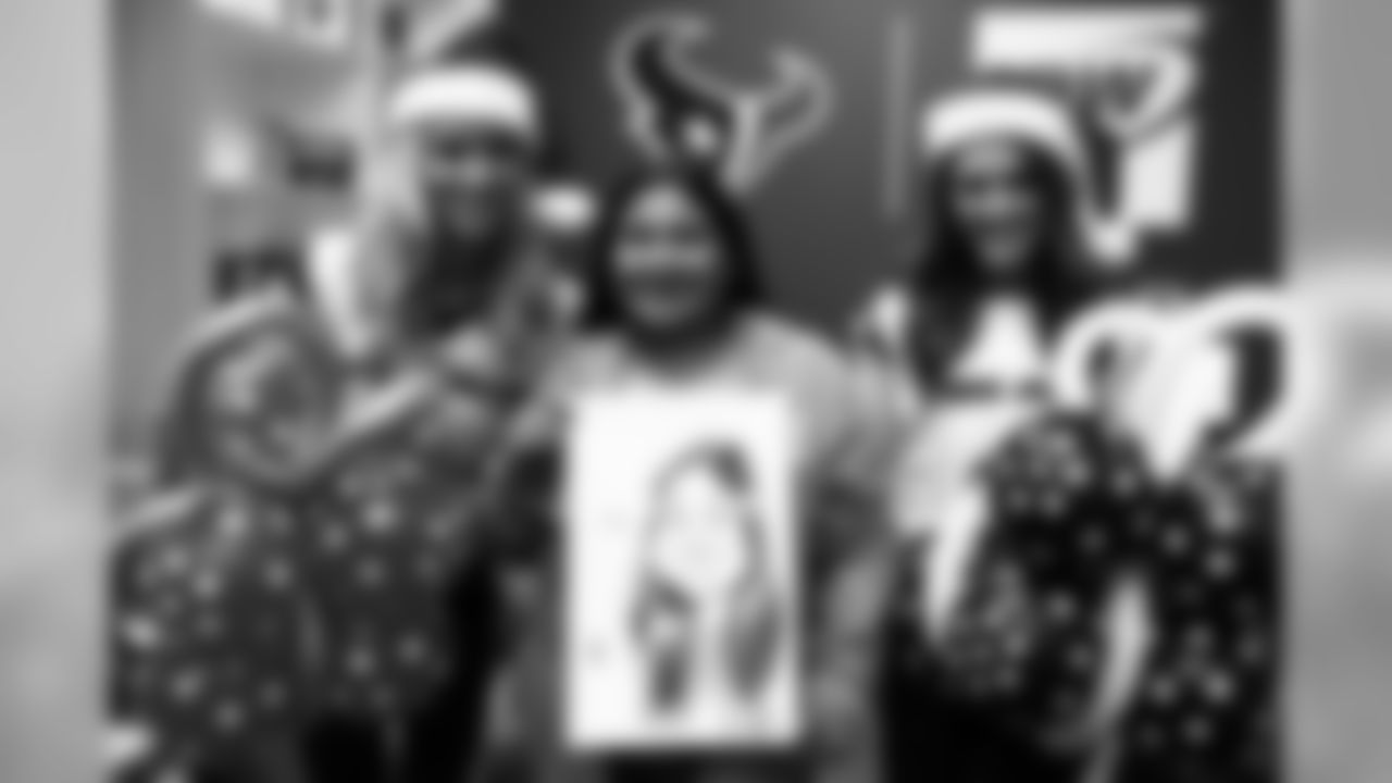 An image from the Dec. 10, 2019 Houston Texans Teen Club holiday party.