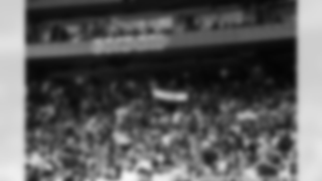 A June 25, 2023 image from the Gold Cup Soccer match featuring Mexico vs. Honduras at NRG Stadium in Houston, TX.