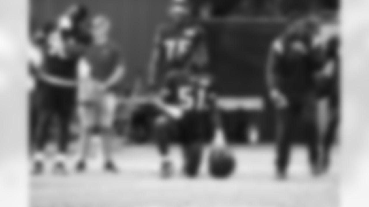 An October 25th, 2023 image from the Regular Season Practice at NRG Stadium in Houston, TX.