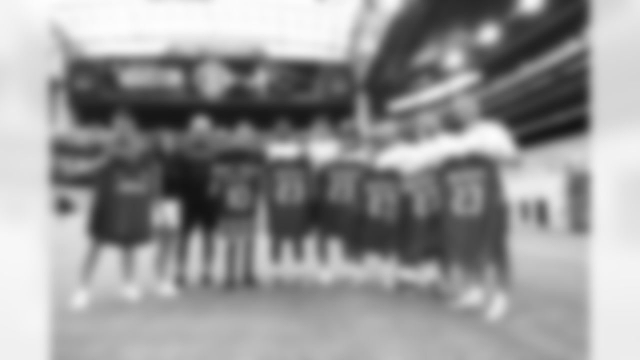 A July 27, 2023 image from the Manchester United Jersey Swap at NRG Stadium in Houston, TX.