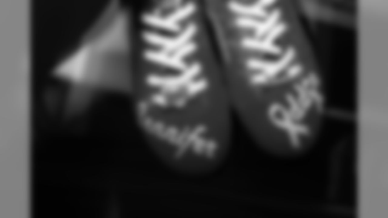 An image from the Nov. 25, 2019 My Cause My Cleats photoshoot.