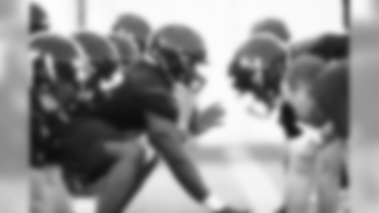 An image from the May 10, 2019 Rookie Mini Camp offseason practice.