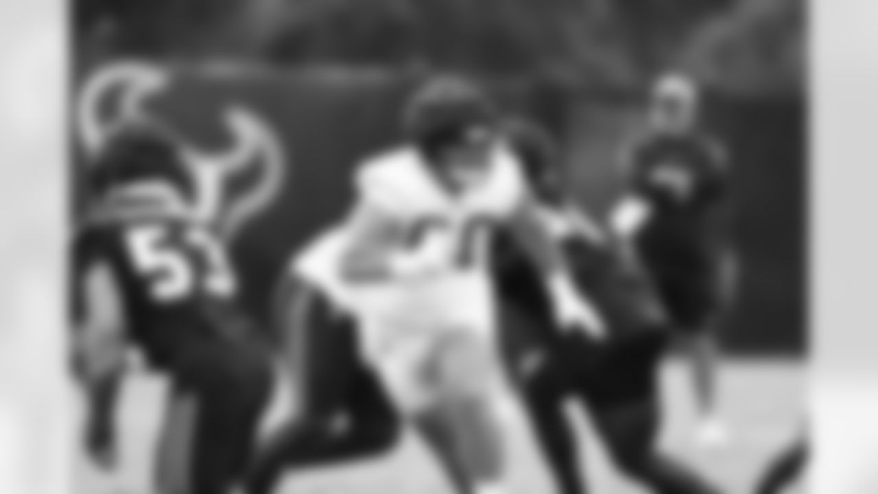 An October 25th, 2023 image from the Regular Season Practice at NRG Stadium in Houston, TX.