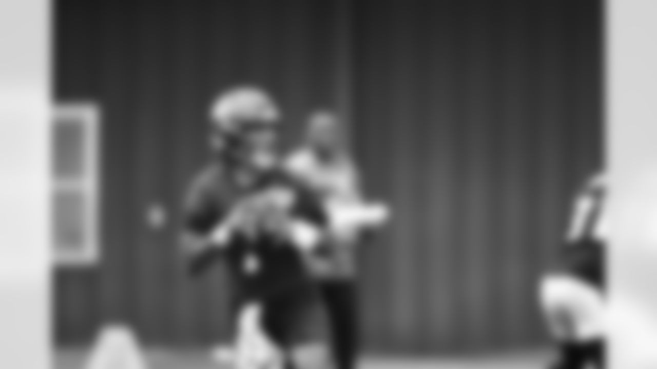 An October 4, 2023 image from the regular season practice at NRG Stadium in Houston, TX.