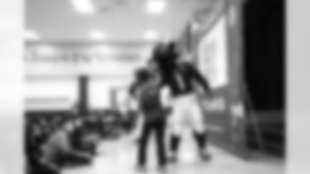 An image from the TORO Takes the Bull out of Bullying event at Browning Elementary School in Houston, Texas, on Oct. 19, 2021.