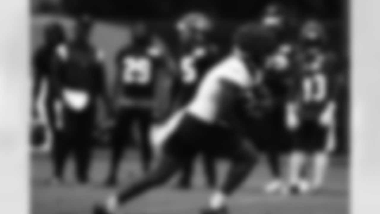 An October 25th, 2023 image from the Regular Season Practice at NRG Stadium in Houston, TX.