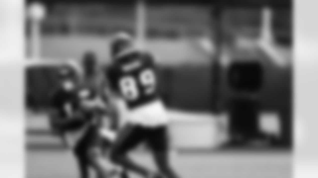 An October 4, 2023 image from the regular season practice at NRG Stadium in Houston, TX.