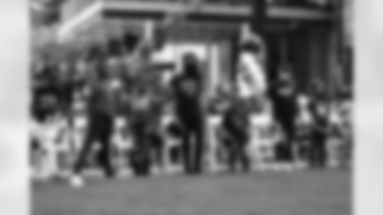 An image from the Sept. 16, 2021 Houston Texans community development at the Mission of Yahweh in Houston Texas. The Texans hosted a ribbon cutting celebration to open the new playground.