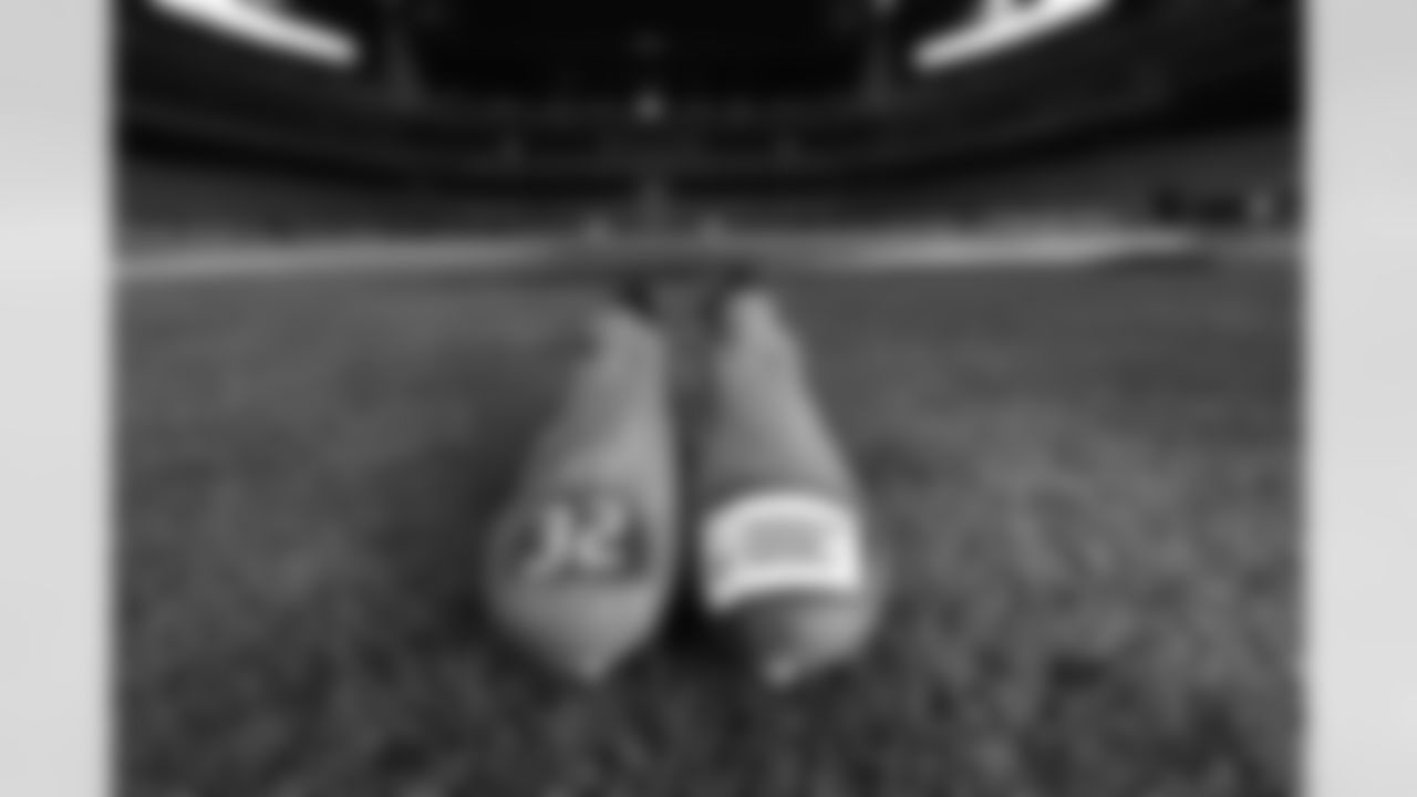 An image from the Nov. 27, 2021 My Cause My Cleats photoshoot at NRG Stadium in Houston, TX.