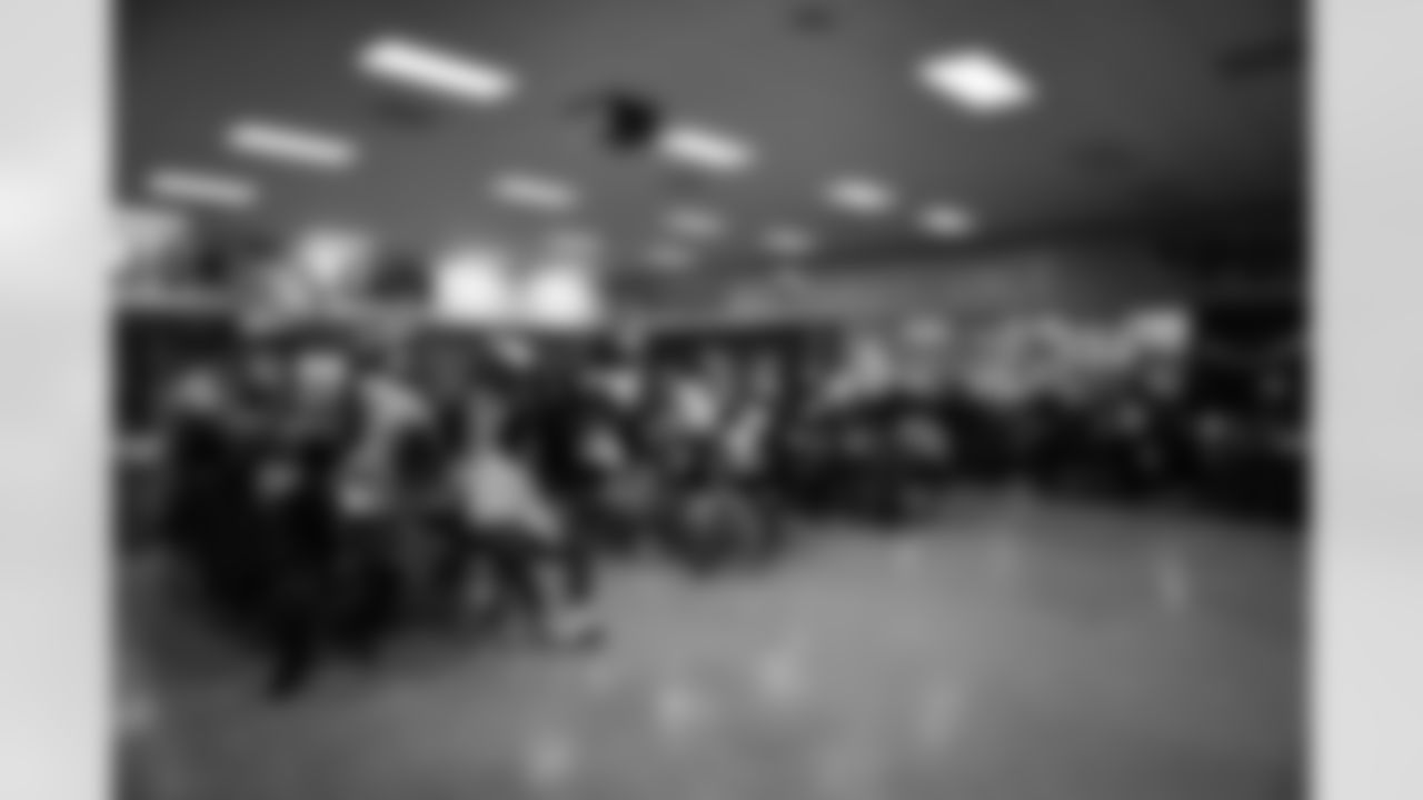 An image from the Oct. 19, 2021 Huddle Against Hunger event at J. Ruth Smith Elementary School in Houston, TX.