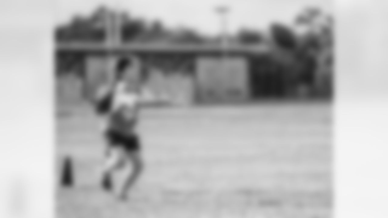 An image from the Police Activities League Flag Football youth football event in Houston, TX on Oct. 12, 2021.