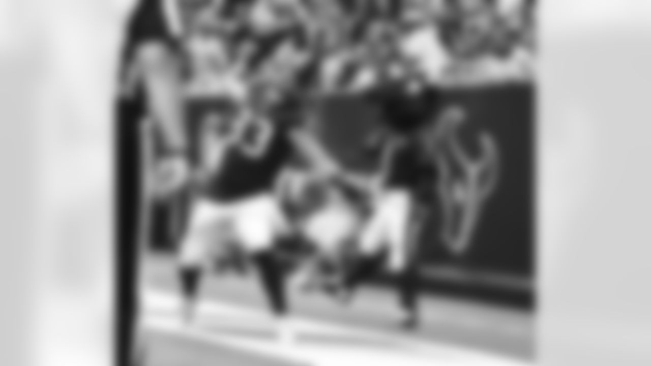 An image from the regular season week 5 NFL Football game between the Houston Texans and the New England Patriots at NRG Stadium in Houston, TX on Oct. 10, 2021.