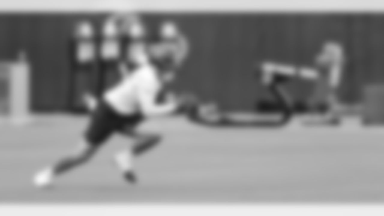 An image from the May 15, 2021 Offseason Practice Rookie Mini Camp in Houston, Tx.