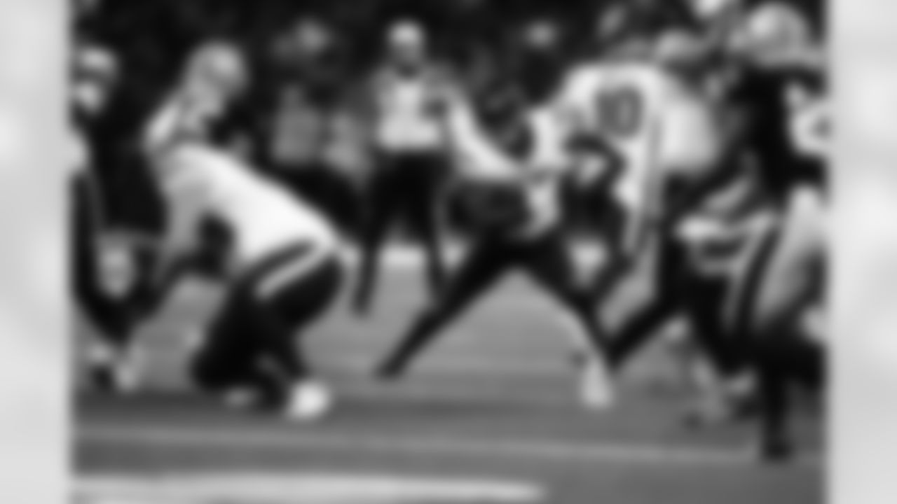 An August 27, 2023 image from the preseason week 3 game against the New Orleans Saints at the Caesars Superdome, in New Orleans, LA.