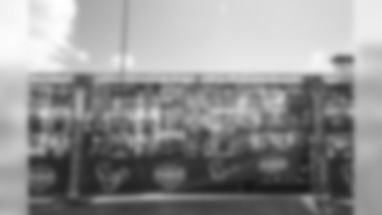 An Aug. 14, 2020 image the Xfinity fan signage near the outdoor practice field.
