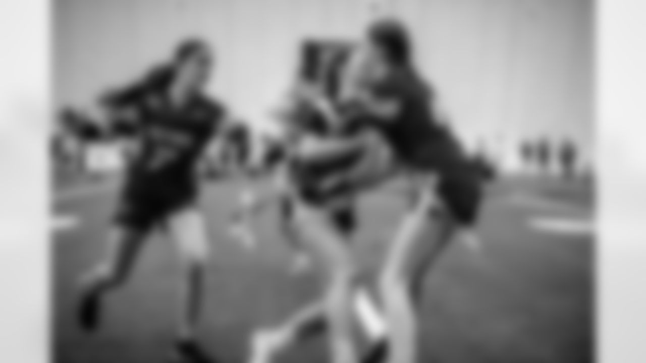 An image from the May 21, 2023 Girls Flag Football Championship.