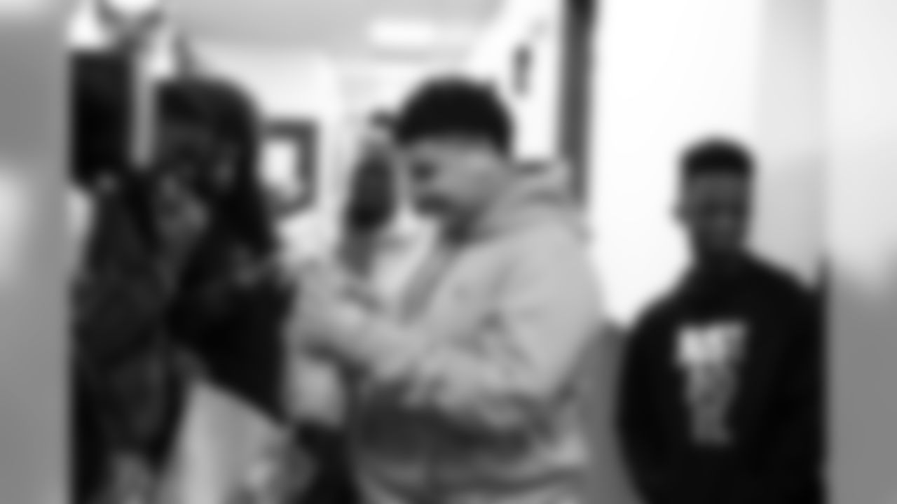 An image from the Dec. 10, 2019 Houston Texans Teen Club holiday party.