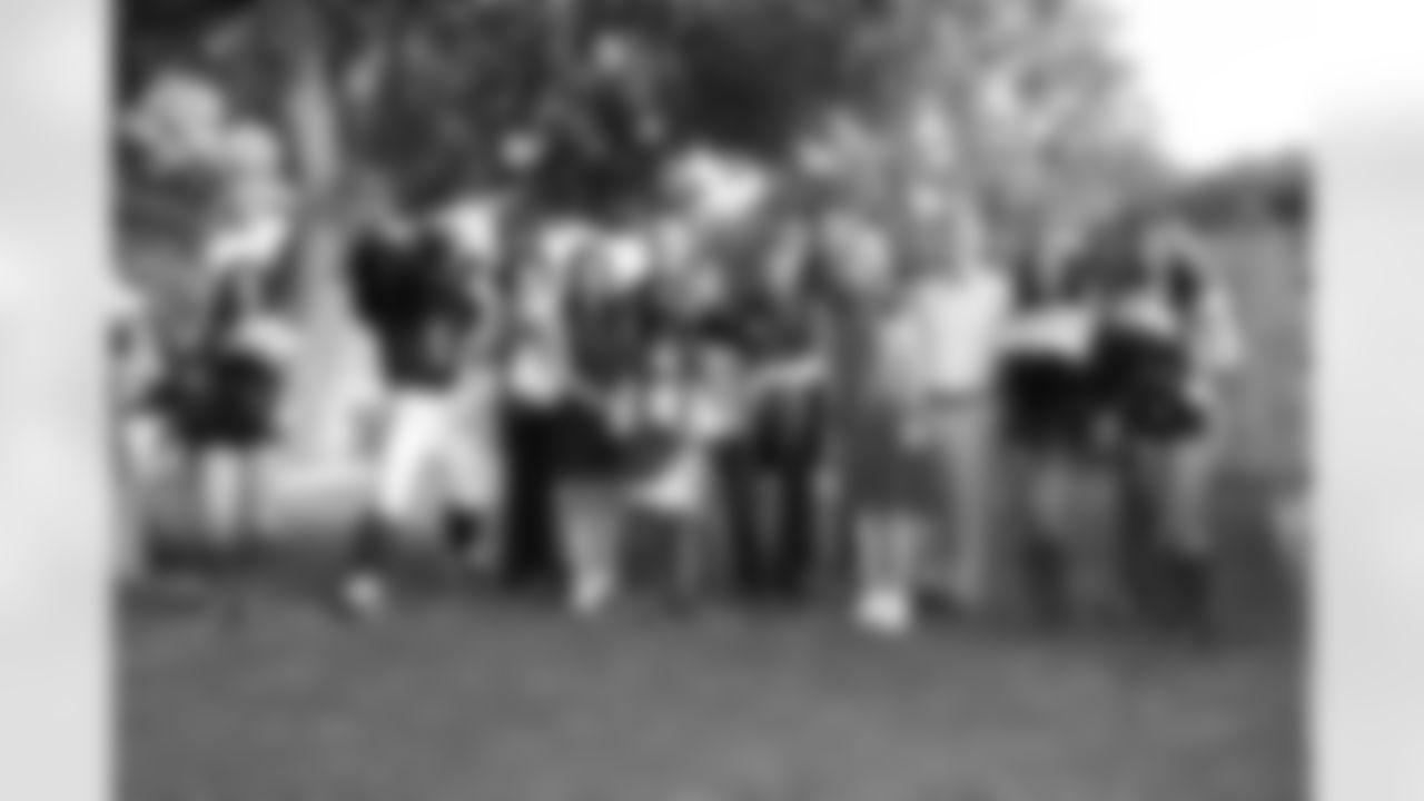 An image from the Sept. 16, 2021 Houston Texans community development at the Mission of Yahweh in Houston Texas. The Texans hosted a ribbon cutting celebration to open the new playground.