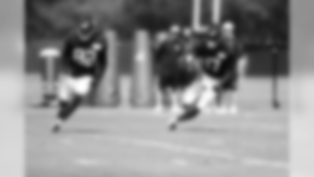 An image from the Aug. 11, 2019 Texans training camp practice at the Houston Methodist Training Center.