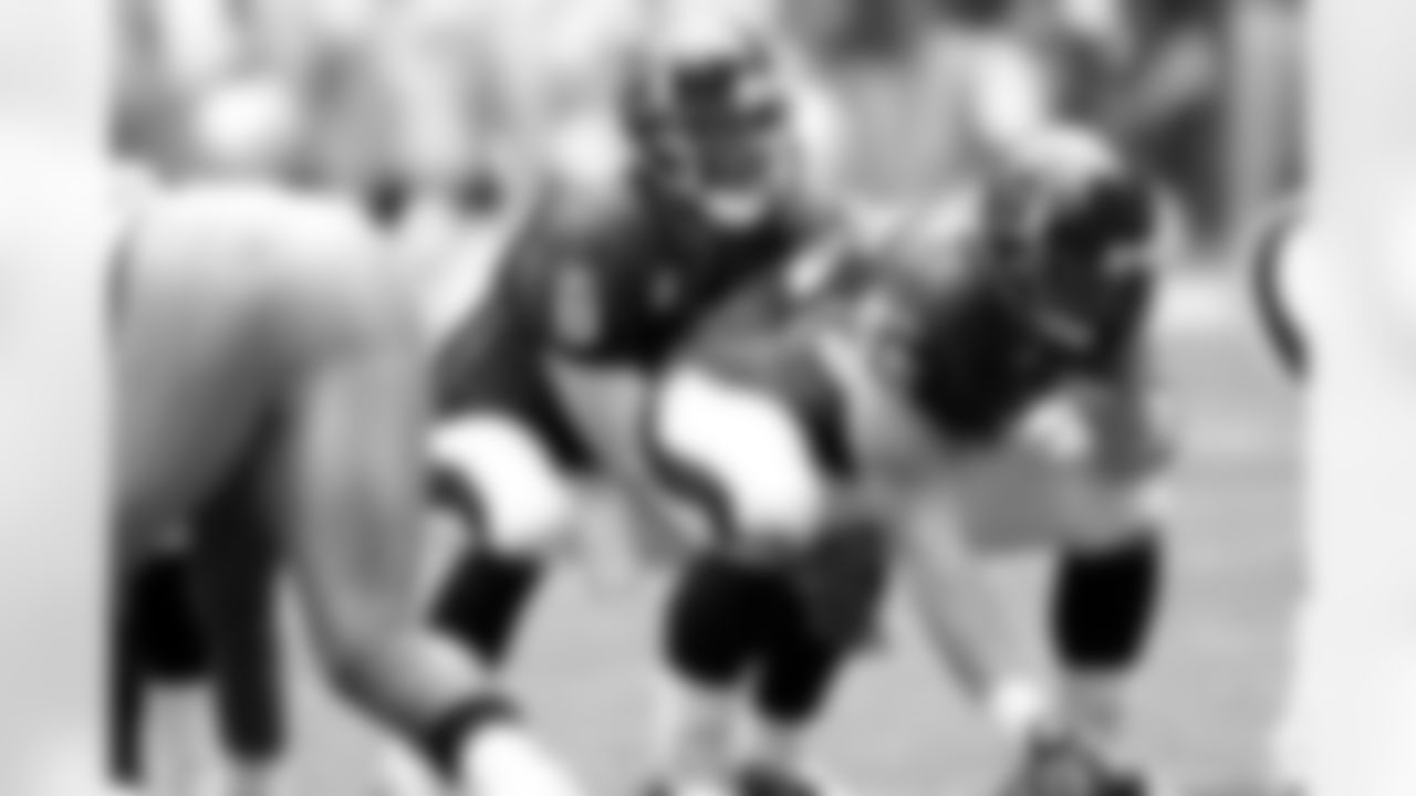 Quarterback Matt Schaub awaits the snap from center Chris Myers.