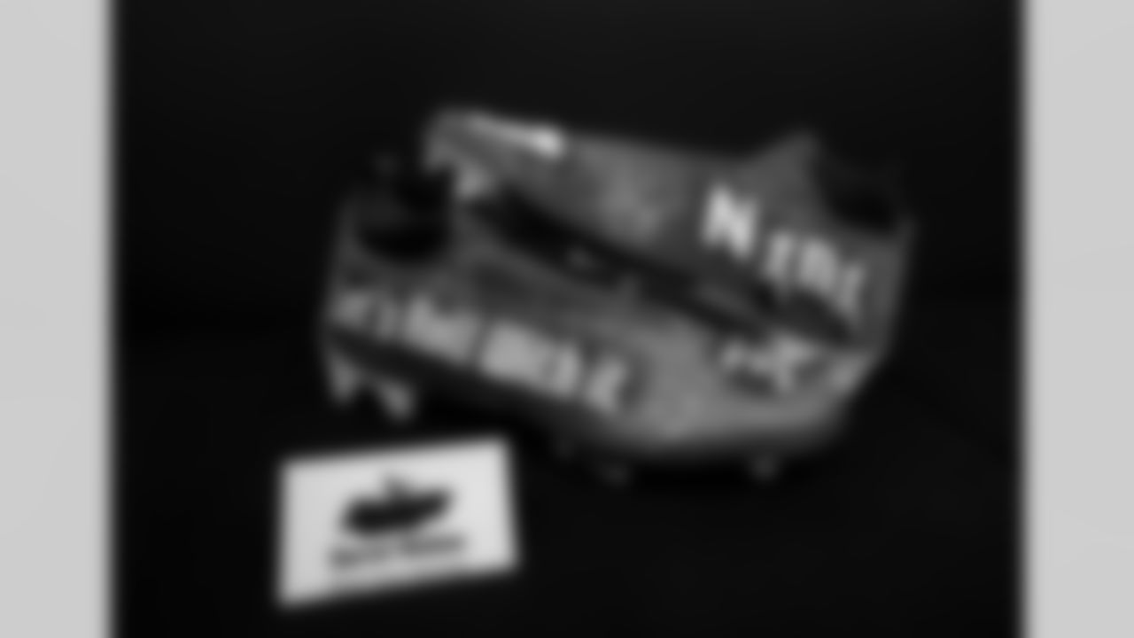 An image from the My Cause My Cleats reveal event at NRG Stadium in Houston, TX, on Dec. 2, 2021.
