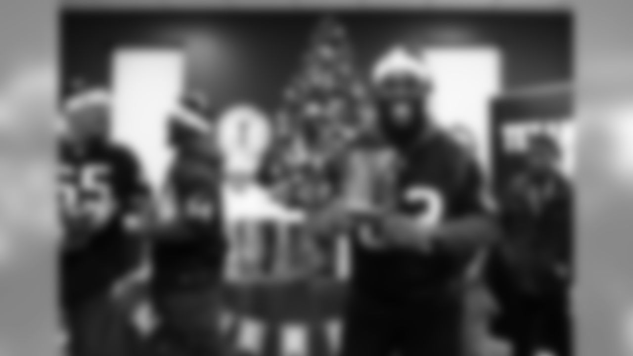 An image from the Dec. 10, 2019 Houston Texans Teen Club holiday party.