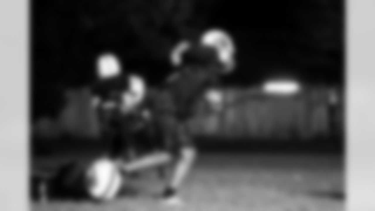 An image from the F.U.N Football League Practice Visit with the Northwest Tigers in Houston, Texas, on Nov. 16, 2021.