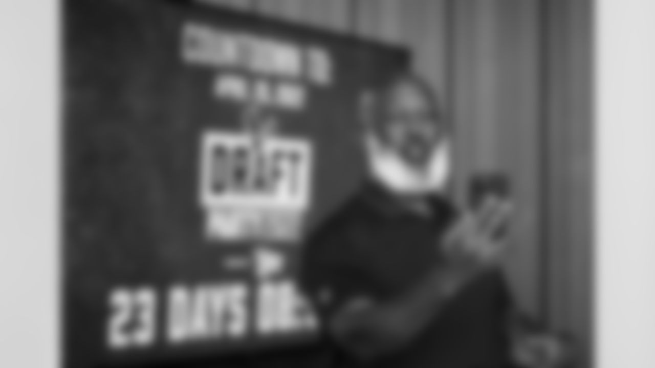 An image from the April 4, 2022 Draft Party Announcement event at Miller Outdoor Theater in Houston, TX.