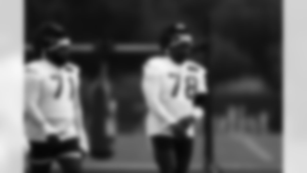 An October 25th, 2023 image from the Regular Season Practice at NRG Stadium in Houston, TX.