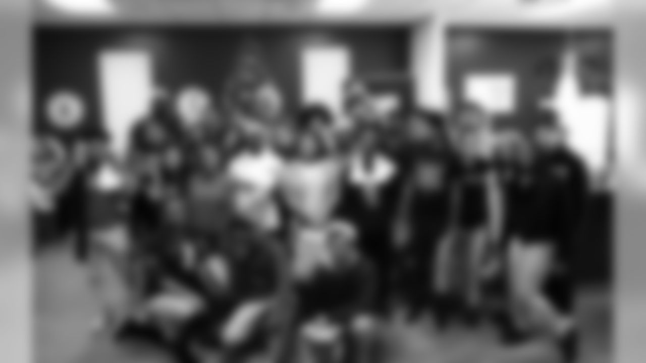 An image from the Dec. 10, 2019 Houston Texans Teen Club holiday party.