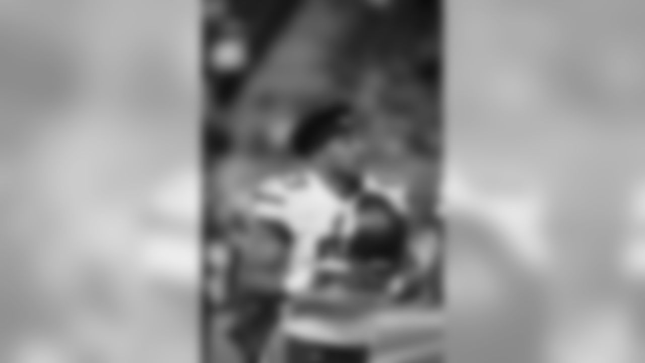 Minnesota Vikings tight end MyCole Pruitt (83) before an NFL football game against the Detroit Lions, Sunday, Oct. 25, 2015, in Detroit. (AP Photo/Duane Burleson)