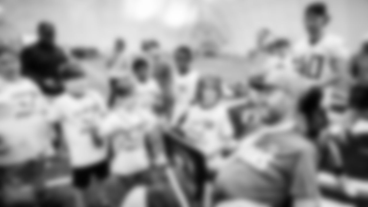 NASHVILLE, TN - May 20, 2023 - The Tim Shaw football camp was hosted by the Tennessee Titans at the ASTSP Indoor field. Photo By Joe Howell/Tennessee Titans