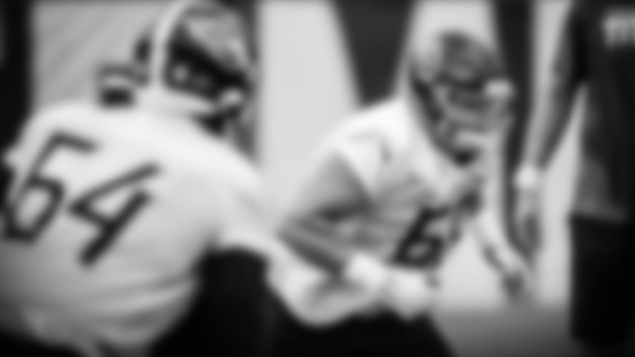 NASHVILLE, TN - AUGUST 14, 2020 - Guard Zac Kerin #69 of the Tennessee Titans during practice at Saint Thomas Sports Park in Nashville, TN. Photo By Donald Page/Tennessee Titans