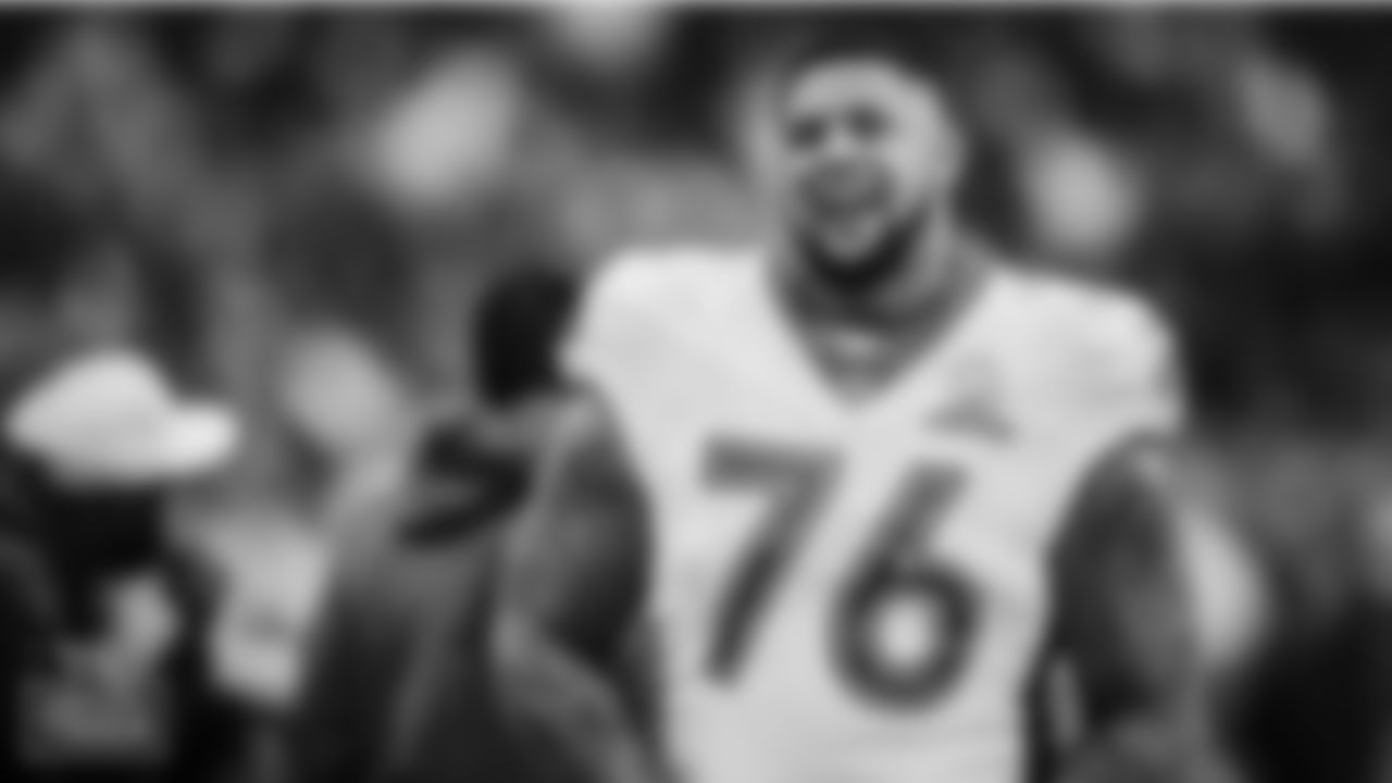 Guard Rodger Saffold III #76 of the Tennessee Titans during the 2022 Pro Bowl February 06, 2022 at Allegiant Stadium in Las Vegas, NV. Photo By Donald Page/Tennessee Titans
