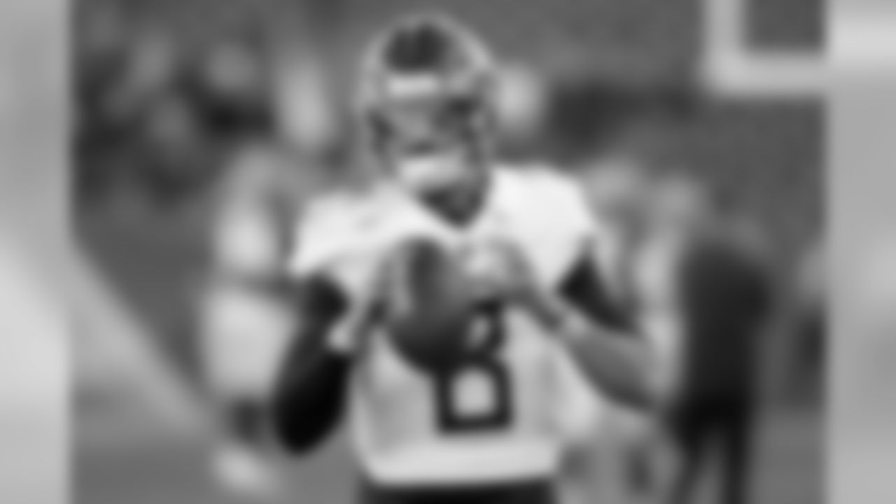 Tennessee Titans quarterback Marcus Mariota warms up before an NFL football game against the Washington Redskins Saturday, Dec. 22, 2018, in Nashville, Tenn. (AP Photo/Mark Zaleski)