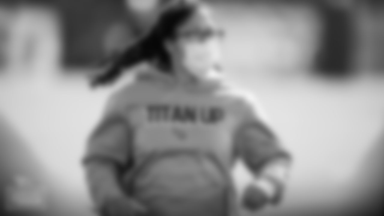 Christi Bartlett Strength Coach during practice at Saint Thomas Sports Park on OCTOBER 15, 2020 in Nashville, TN. Photo By Donald Page/Tennessee Titans