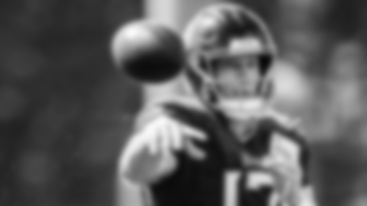 Quarterback Ryan Tannehill #17 of the Tennessee Titans during fall camp practice at the Ascension Saint Thomas Sports Park in Nashville, TN. Photo By Donald Page/Tennessee Titans