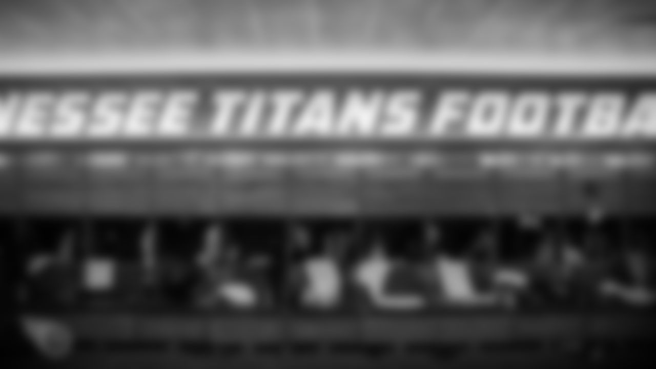 NASHVILLE, TN - DECEMBER 12, 2019 - Titans practice locker room during practice at Saint Thomas Sports Park in Nashville, TN. Photo By Donald Page/Tennessee Titans